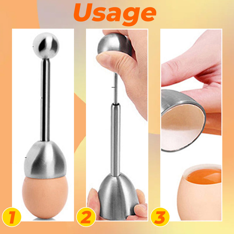 Stainless Steel Egg Topper Cracker