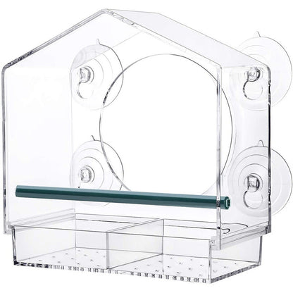 Transparent Acrylic  Window Bird Feeder