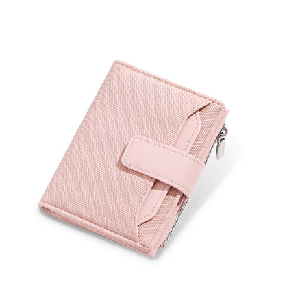 Handheld Multi-Layer Two-Fold Zipper Wallet