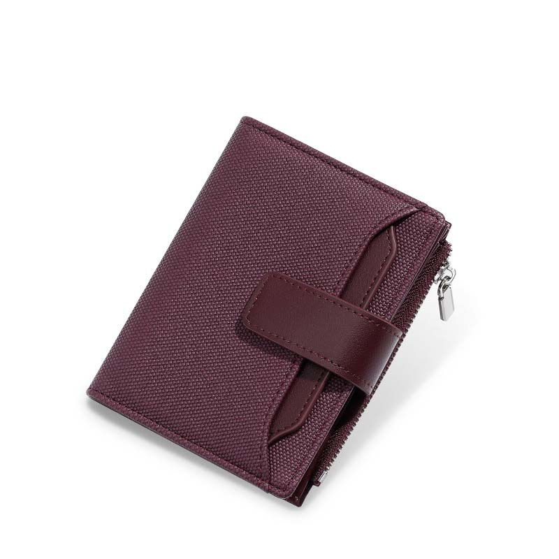 Handheld Multi-Layer Two-Fold Zipper Wallet