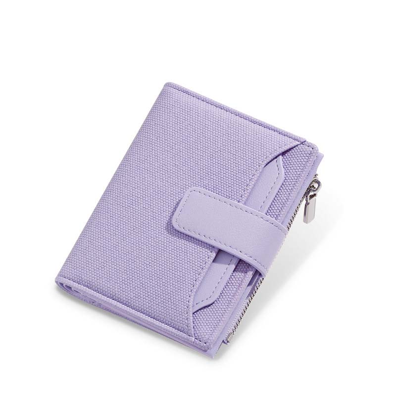 Handheld Multi-Layer Two-Fold Zipper Wallet