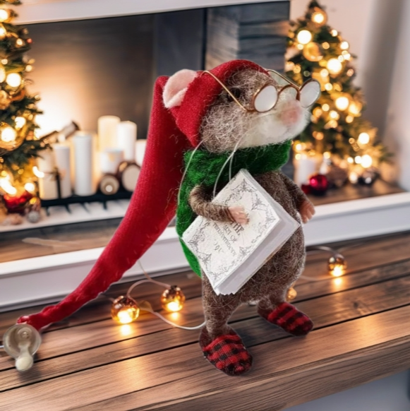 🎅Christmas sale 49% off🎄Cute needle felt mouse for decoration