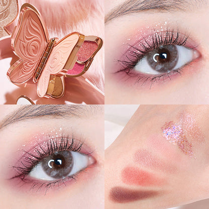 6 Colors Lucky Butterfly Eye Shadow