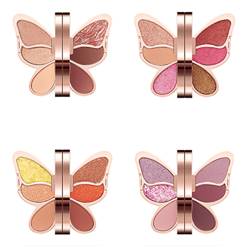 6 Colors Lucky Butterfly Eye Shadow