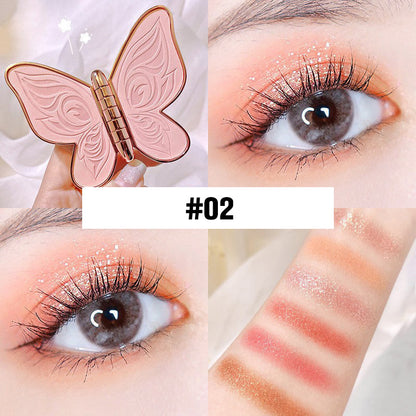 6 Colors Lucky Butterfly Eye Shadow