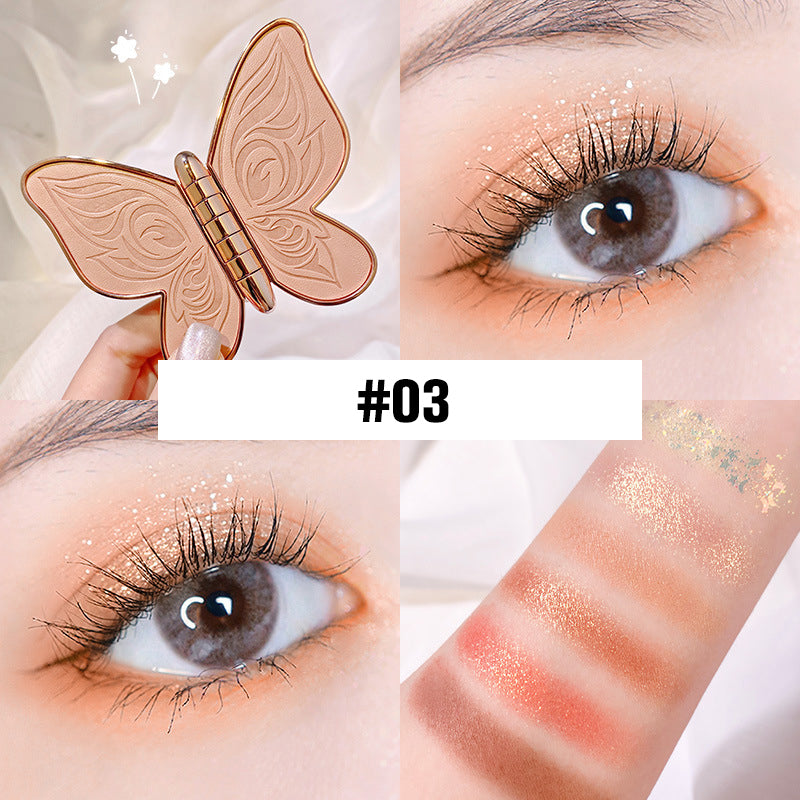 6 Colors Lucky Butterfly Eye Shadow