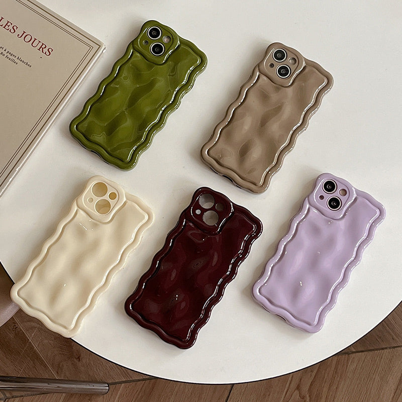 Cute Wave Water Ripple Pattern Case