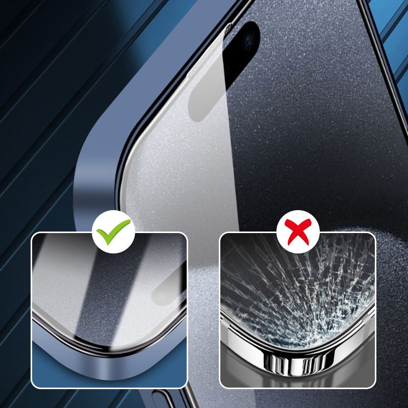 Quick-Apply Anti-Dust and Blue Light Screen Privacy Protector for iPhone
