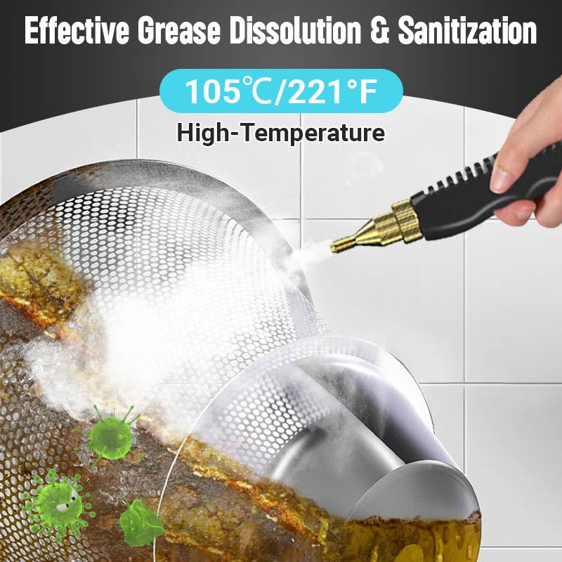 🥳2026 HOT SALE🥳💞50K+ SOLD!🛡️💧50% OFF! 2500W Handheld Steam Cleaner – High‑temp pressurized steam, melts grease & grime. No scrubbing. 🧼✨