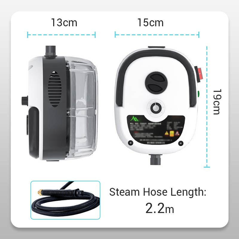 🥳2026 HOT SALE🥳💞50K+ SOLD!🛡️💧50% OFF! 2500W Handheld Steam Cleaner – High‑temp pressurized steam, melts grease & grime. No scrubbing. 🧼✨