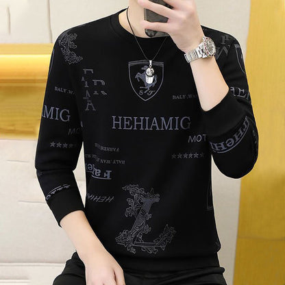 Men's Crew Neck Business Casual Loose Top