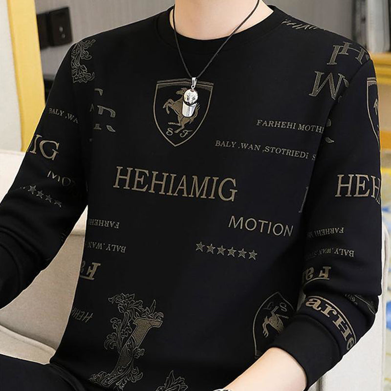 Men's Crew Neck Business Casual Loose Top
