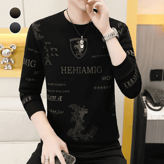 Men's Crew Neck Business Casual Loose Top