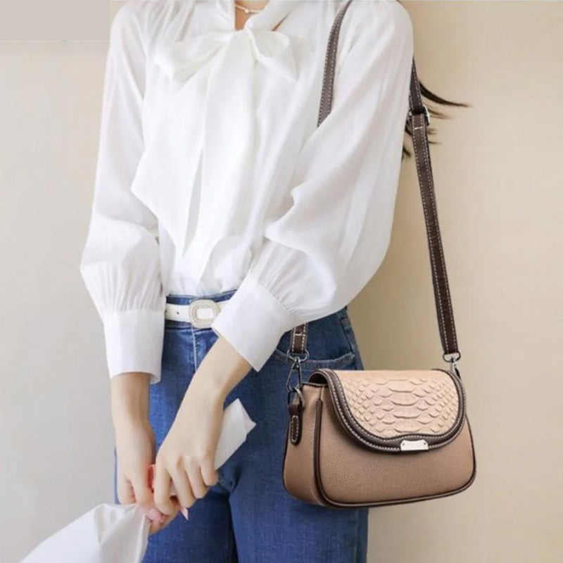 Women's Faux Leather Small Square Crossbody Bag