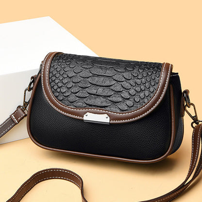 Women's Faux Leather Small Square Crossbody Bag