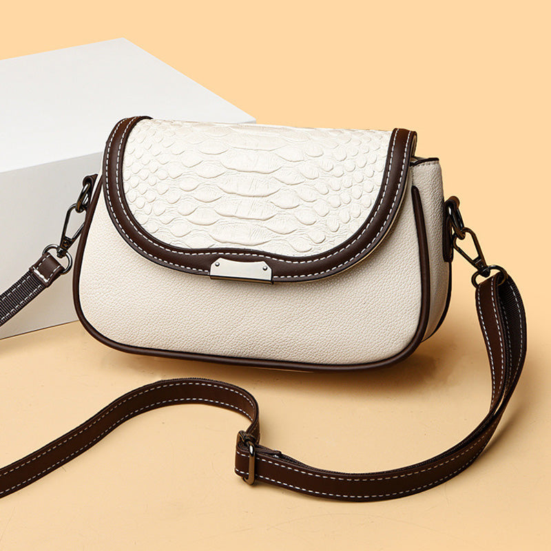 Women's Faux Leather Small Square Crossbody Bag