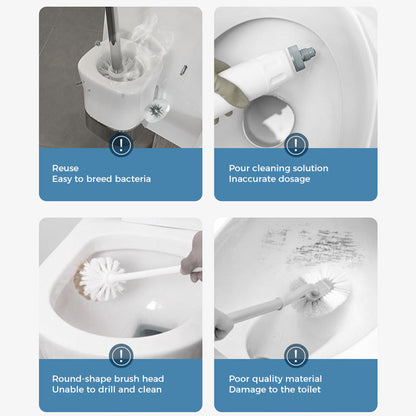 😍LAST DAY SALE 50% OFF💥🔥Buy 2 get 5% off 💕Household Wall-mounted Disposable Toilet Cleaning Brush✨