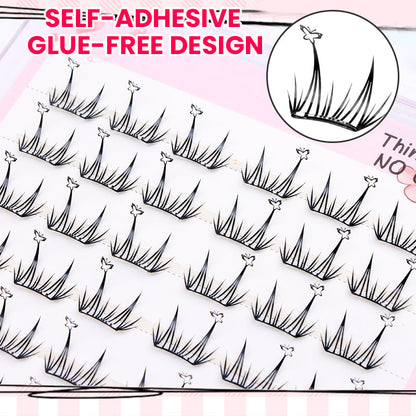 36PCS Self-Adhesive Glue-Free Individual Cluster Lashes Kit