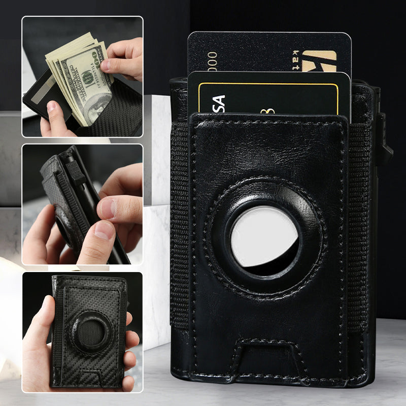 RFID Blocking Magnetic Pop up Card Holder