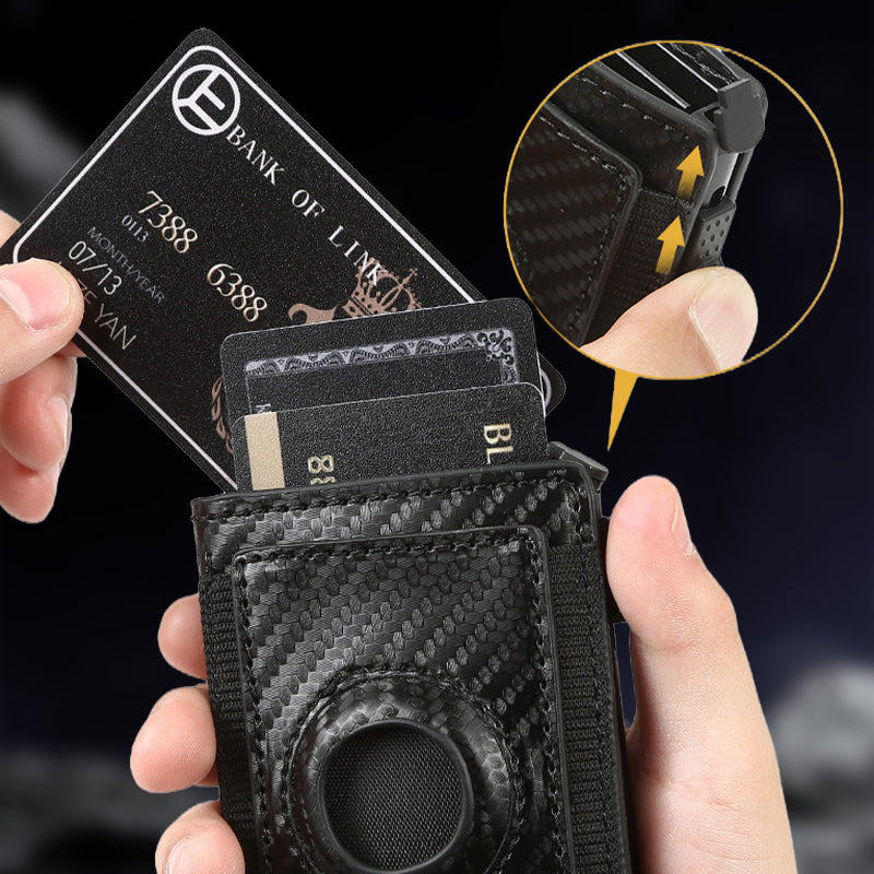 RFID Blocking Magnetic Pop up Card Holder