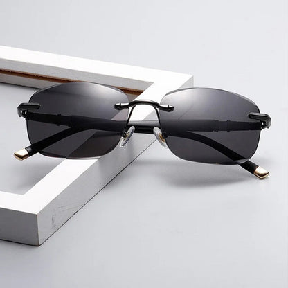 ✨LAST DAY SALE 49% OFF✨High Definition Rimless Protective Sunglasses