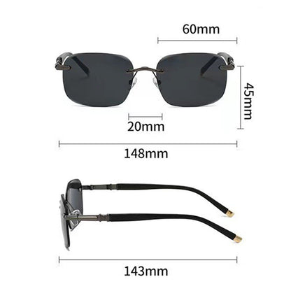 ✨LAST DAY SALE 49% OFF✨High Definition Rimless Protective Sunglasses