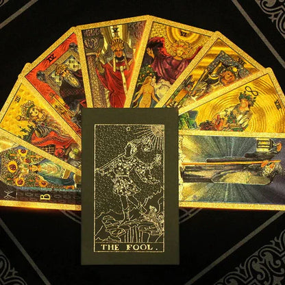🔮 60% OFF NOW! ✨ Witchy Cauldron Tarot Card Set – Rose Gold Accents, Complete Guide Book & Velvet Pouch 🎴📖
