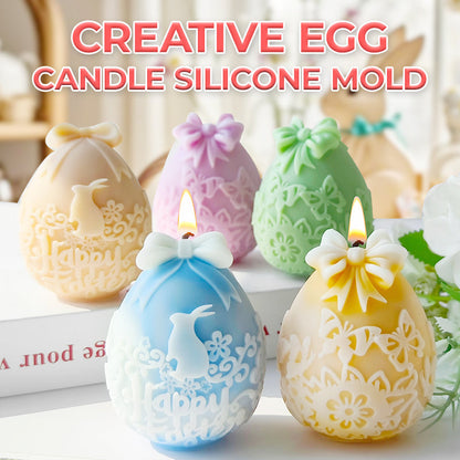 🔥Make Easter 2025 special!🔥Creative Egg Candle Silicone Mold