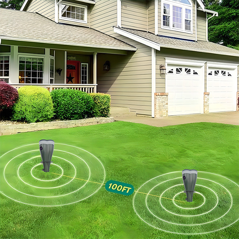 🌸Spring Sale 50% OFF🌸 Solar Powered Waterproof Screw Mole Repellent