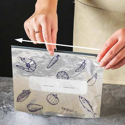 💥🔥🔁Reusable Aluminum Foil Sealable Storage Bags