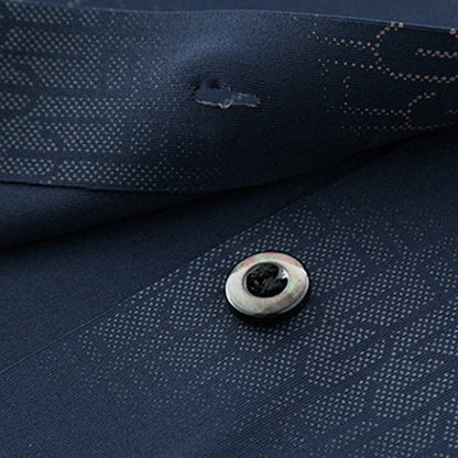 Men's Summer Embroidered Business Short-Sleeve Shirt👔