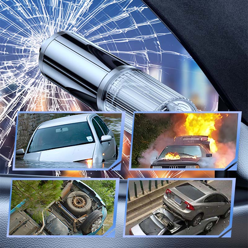 🔨 BUY 2 GET 1 FREE! 🚗 Emergency Car Escape Tool – Window Breaker, Seatbelt Cutter & Compact Life Saver ⚠️🛡️