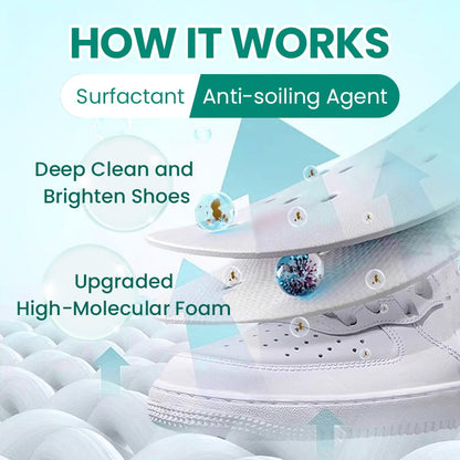 👟🔥BUY 2 GET 1 FREE🔥Multifuntional Effective Mild Shoes Cleaner