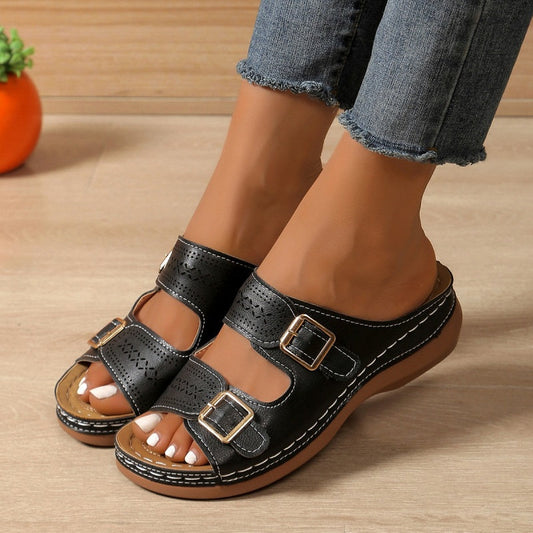 Women’s Breathable Thick-Sole Wedge Sandals