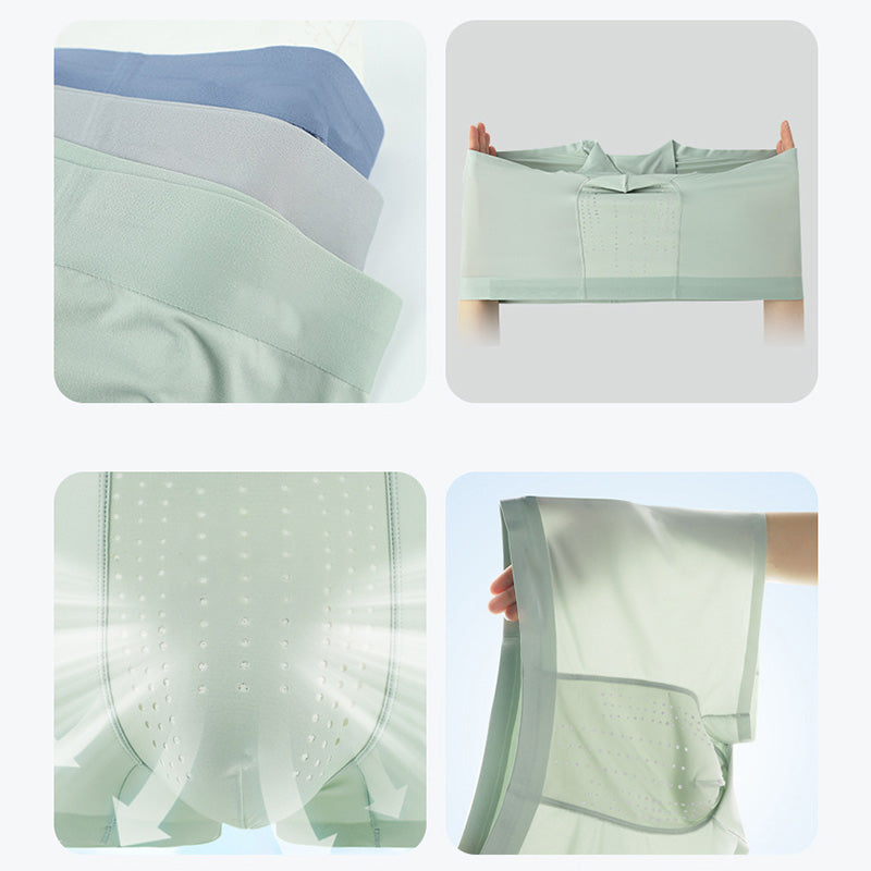 Men's Seamless Breathable Comfort Boxer Briefs
