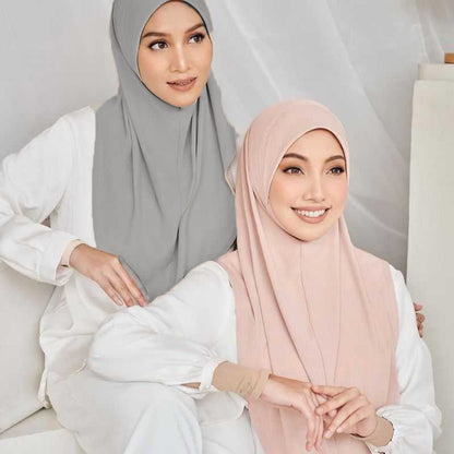 Solid Color Versatile Headscarf