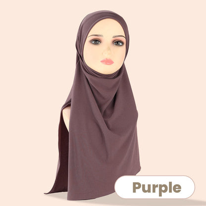 Solid Color Versatile Headscarf