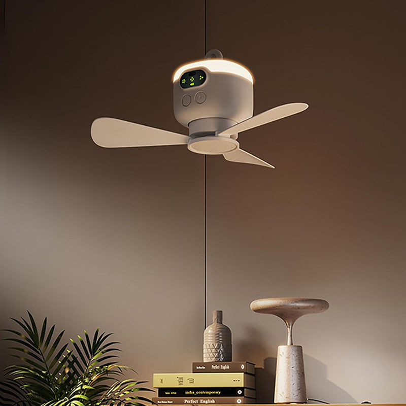 ⏳Limited-time 50% off⏰Rechargeable ceiling fan with LED lights 🌬️✨