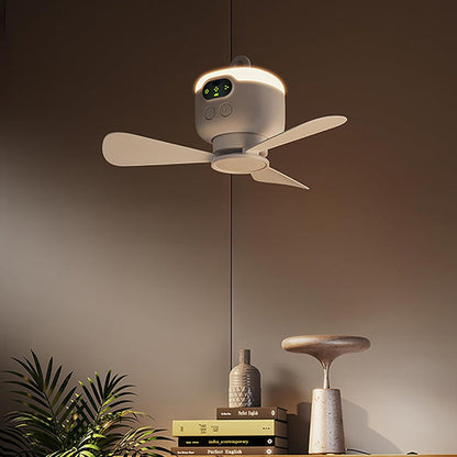 ⏳Limited-time 50% off⏰Rechargeable ceiling fan with LED lights 🌬️✨
