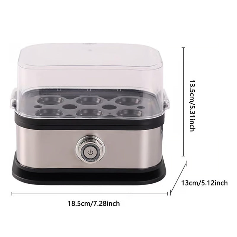 🔥40% discount while stocks last!🎉Multifunctional Egg Steamer with Clear Lid💥