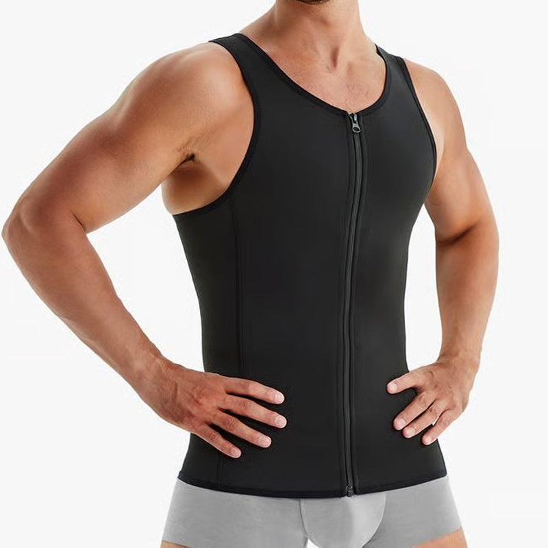 🔥 Hot Sale 🔥Limited Time Offer 60% off 💥 Men's Waist Trainer with Zipper and Trim Vest