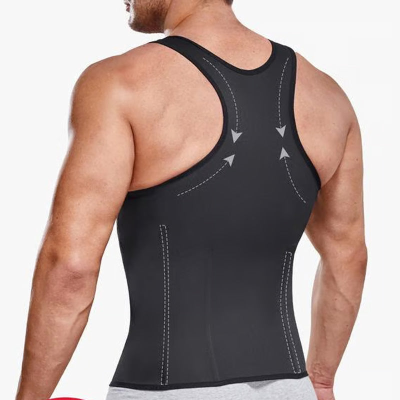 🔥 Hot Sale 🔥Limited Time Offer 60% off 💥 Men's Waist Trainer with Zipper and Trim Vest