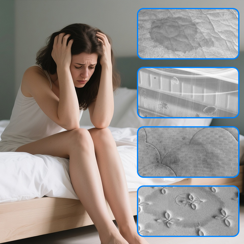 🏆 Last Day Special Price £12.78 ! 💛 50% OFF! Mattress Yellow Stain Cleaner – No water, no residue. Deep foam lifts old stains & urine marks. Gentle on fabric. 🧴✨