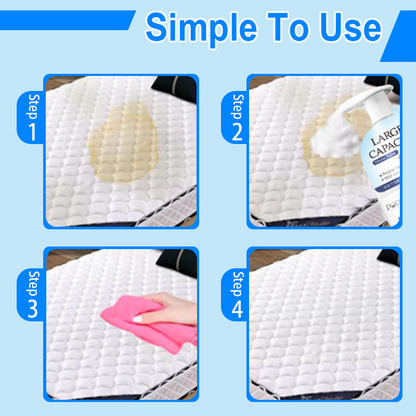 🏆 Last Day Special Price £12.78 ! 💛 50% OFF! Mattress Yellow Stain Cleaner – No water, no residue. Deep foam lifts old stains & urine marks. Gentle on fabric. 🧴✨