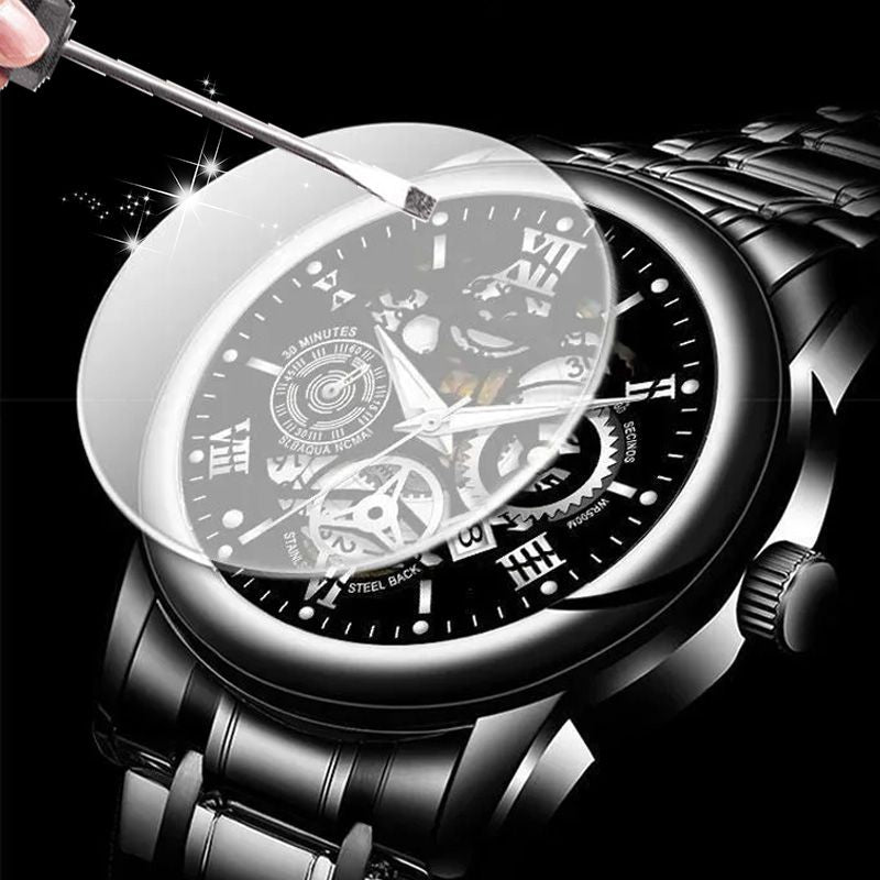 ⏳Time-Limited Special⏰Men's Waterproof Roman Skeleton Automatic Mechanical Watch