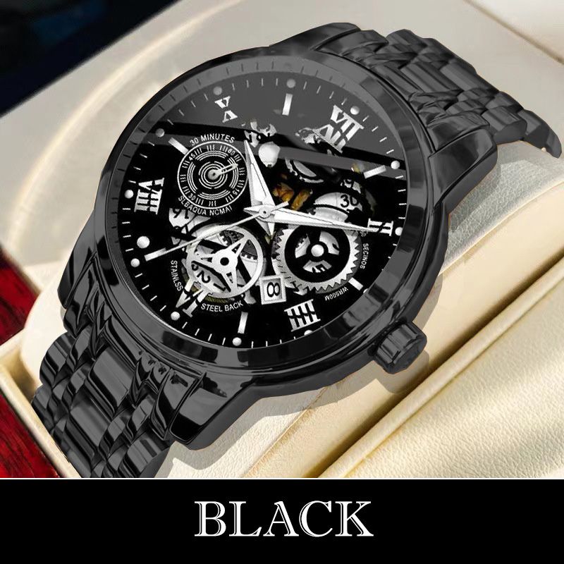 ⏳Time-Limited Special⏰Men's Waterproof Roman Skeleton Automatic Mechanical Watch