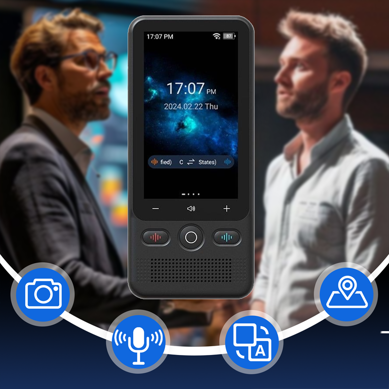 📢📢 50% OFF!! ⏰📲 2-in-1 Portable Translation Device – Real-time translation