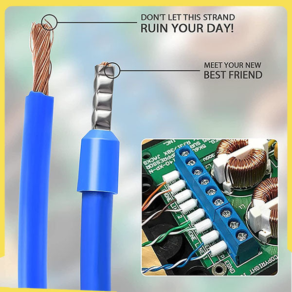 🔧 50% OFF NOW! ⚡ Ratchet Wire Crimper Set – Tubular Terminals, Ergonomic Handle & Professional Electrical Tool 📦🛠️