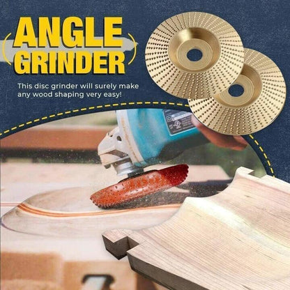 🥳2026 HOT SALE🥳💞50K+ SOLD!⚙️🪚 BUY 5 GET 5 FREE! Premium Wood Carving Disc – Super sharp, fast cutting. Fits standard grinder, removes wood easily. A workshop hero! 🔥✨