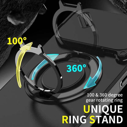 📱 50% OFF NOW! 🔗 Magnetic Phone Case with Ring Stand - Secure Grip & Wireless Charging Compatible, 360° Viewing Angles for iPhone ⚡✨